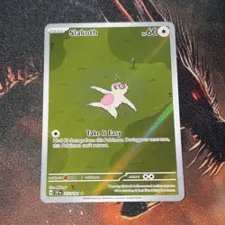 Pokemon Slakoth 212/191 SV08 Surging Sparks Illustration Rare Full Art Holo 60 - Image 1