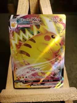 NM Pokemon Pikachu VMAX SWSH286 Black Star Promo Card - Image 3