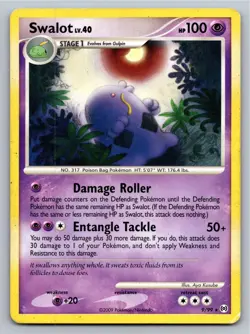 Swalot (DPPt Arceus) 9/099 Rare Deck Exclusives Pokemon Heavily Played - Image 1