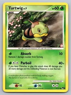 Turtwig 17/17 Common POP Series 9 Pokemon Lightly Played - Image 1