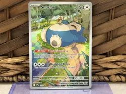 Snorlax - SVP051 151 ETB Promo Illustration Pokemon - NM-/LP Pokemon TCG - Image 1