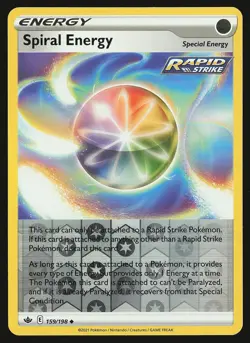 SWSH06: Chilling Reign Spiral Energy #159/198 Reverse Holo Pokemon Card - Image 1