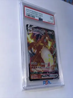 PSA 9 MINT 2020 Charizard VMAX 020/189 Darkness Ablaze FA Ultra Rare Pokemon - Image 2