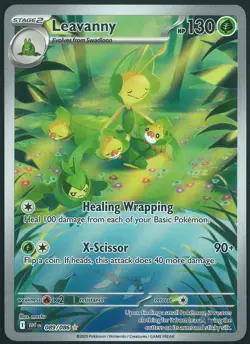 Leavanny 089/086 Illustration Rare Pokemon SV White Flare Near Mint - Image 1