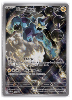 Thundurus SVP 209 Holo Promo Scarlet & Violet Promo Pokemon Near Mint - Image 1