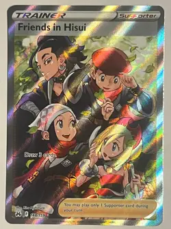 POKEMON FRIENDS IN HISUI ULTRA RARE CROWN ZENITH 148/159 NM - Image 1