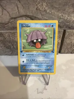 Pokemon 1999 Fossil First Edition: Shellder (54/62) LP - Image 1