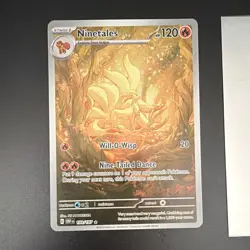 Pokemon Ninetales Illustration Rare Holo SV03 199/197 English 2023 - Image 1