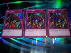 3x Skill Drain 1st Edition Super Rare RA02-EN077 Yu-Gi-Oh! - Image 1