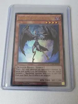 Konami Yu-Gi-Oh! Blackwing - Shura the Blue Flame LC5D-EN114 Ultra Rare Holo 1st - Image 1