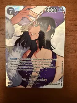 Ms. All Sunday SP OP14-084 SR One Piece Card English OP16 THE TIME OF BATTLE - Image 1