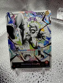 One Piece TCG EN Monkey D. Luffy ST21-001 Leader Parallel Alt Art Gear 5 Starter - Image 2