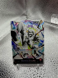 One Piece TCG EN Monkey D. Luffy ST21-001 Leader Parallel Alt Art Gear 5 Starter - Image 3