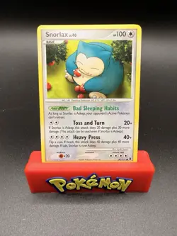 Pokemon TCG Snorlax Rising Rivals Card 81/111 Regular Common NM/LP Pokemon 2009 - Image 1