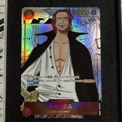 One Piece Card Shanks OP01-120 SEC Comic Parallel Manga Alt Art Japanese - Image 2