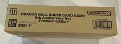 Bandai Dragon Ball Super Card Game 5th Anniversary Set Premium Edition - Image 1