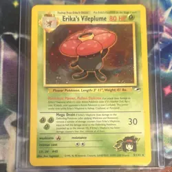 Pokemon Erika's Vileplume Gym Challenge 2 cards holo English Japanese Nintendo - Image 3