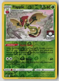 Flapple (League Promo) 22/192 Holo Promo League & Championship Cards Pokemon NM - Image 1