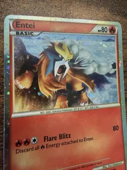 Pokemon TCG Entei, Raikou, Suicune, Shiny HGSS Promos Card Set LP-MP - Image 4