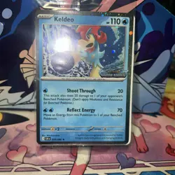 Pokemon Keldeo Chaos Rising Stamped Cosmos Holo Promo Card Sealed NM 019/086 - Image 1