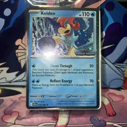 Pokemon Keldeo Chaos Rising Stamped Cosmos Holo Promo Card Sealed NM 019/086 - Image 2