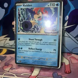 Pokemon Keldeo Chaos Rising Stamped Cosmos Holo Promo Card Sealed NM 019/086 - Image 3