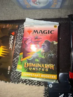 MTG Dominaria United Jumpstart Booster Pack Factory Sealed 15 Cards - Image 1