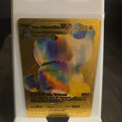 Pokemon Galarian Darmanitan VMAX Gold Metal Card SWSH059 320 HP English (A-01) - Image 1