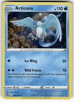 Articuno (Cosmos Holo) 036/195 Holo Miscellaneous Cards & Products Pokemon NM - Image 1