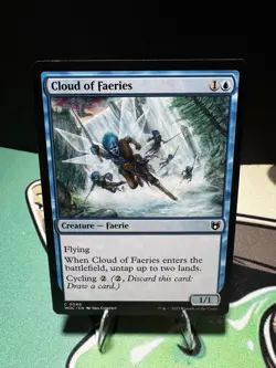 Cloud of Faeries 86 Common Commander: Wilds of Eldraine Magic: The Gathering NM - Image 1