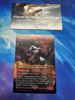 Kratos, God of War Foil 2207 God of War: Greek Secret Lair - Image 1