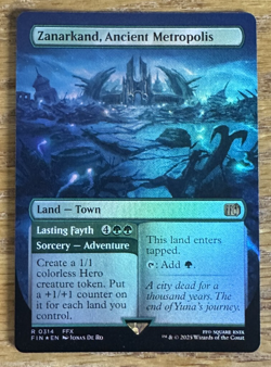 MTG Final Fantasy, Zanarkand, Ancient Metropolis - Borderless Foil - Image 1