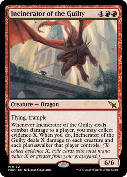 x1 Incinerator of the Guilty MKM MTG 132 MYTHIC M/NM 1x - Image 1