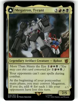 Megatron, Tyrant LP Foil Universes Beyond: Transformers 12 MTG Regular Mythic - Image 1