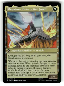 Megatron, Tyrant LP Foil Universes Beyond: Transformers 12 MTG Regular Mythic - Image 2