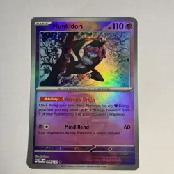Pokemon TCG 044/131 Munkidori - Prismatic Evolutions Master Ball NM - Image 1