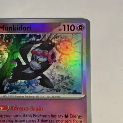 Pokemon TCG 044/131 Munkidori - Prismatic Evolutions Master Ball NM - Image 3