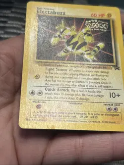Pokemon TCG Electabuzz 2 WB Black Star Promo 1999- MP - Image 4
