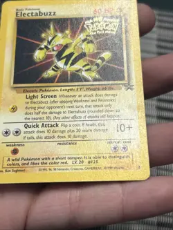 Pokemon TCG Electabuzz 2 WB Black Star Promo 1999- MP - Image 5