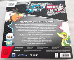POKEMON SV10.5 BLACK BOLT WHITE FLARE POSTER COLLECTION BOX SEALED - Image 2