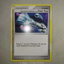 Pokemon Platinum 118/127 Team Galactic's Invention G-105 Poke Turn - - HP - Image 3