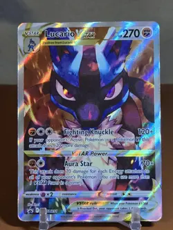 Pokemon 2023 Crown Zenith Lucario VSTAR #SWSH291 - Image 1