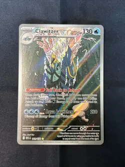 Pokemon TCG Mega Evolution 141/132 Clawitzer IR Authentic, Official NM - Image 1