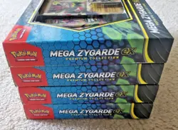 Pokemon TCG Perfect Order Mega Zygarde EX Premium Collection Lot of 4 - Image 3