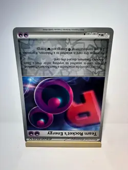 Team Rocket's Energy 182/182 Uncommon Destined Rivals Pokemon Reverse Holo NM - Image 2
