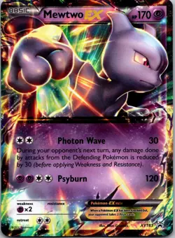 Mewtwo EX XY183 XY Promo Pokemon TCG Holo P MP - Image 1