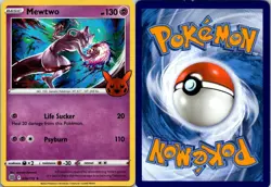 Mewtwo 056/172 Trick or Trade BOOster Pokemon TCG Holo P LP - Image 3