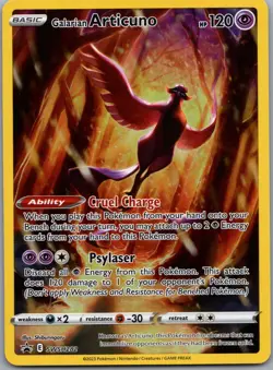Galarian Articuno SWSH282 Sword & Shield Promo Pokemon TCG Holo P NM - Image 1