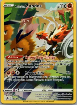 Galarian Zapdos SWSH283 Sword & Shield Promo Pokemon TCG Holo P NM - Image 1