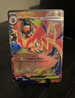 Mega Emboar EX 031/217 Holo Full Art EN 380 HP Stage 2 5ban Graphics - Image 1